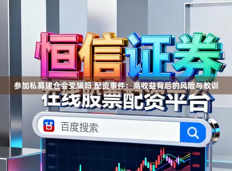 参加私募建仓会受骗吗 配资事件：高收益背后的风险与教训