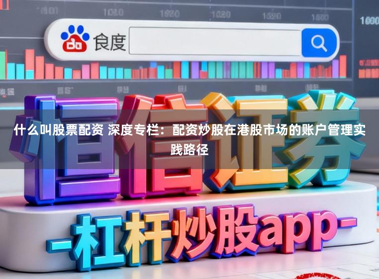 什么叫股票配资 深度专栏：配资炒股在港股市场的账户管理实践路径